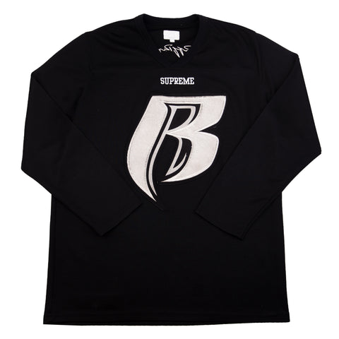 Supreme Black Ruff Ryders Jersey PRE-OWNED