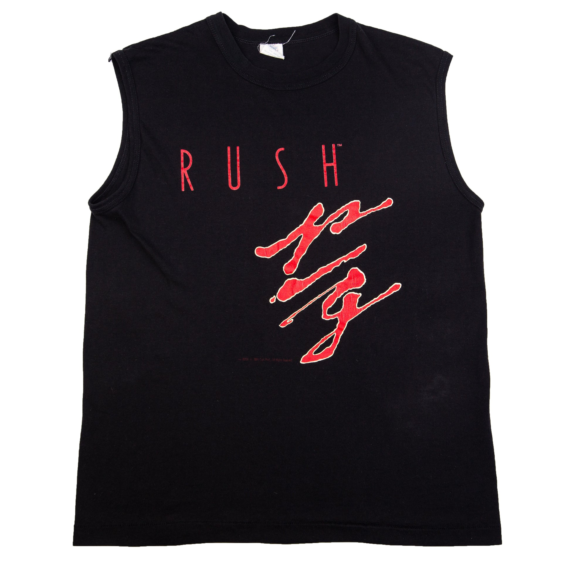 Vintage Black Rush Tour Sleeveless Tee (1984)