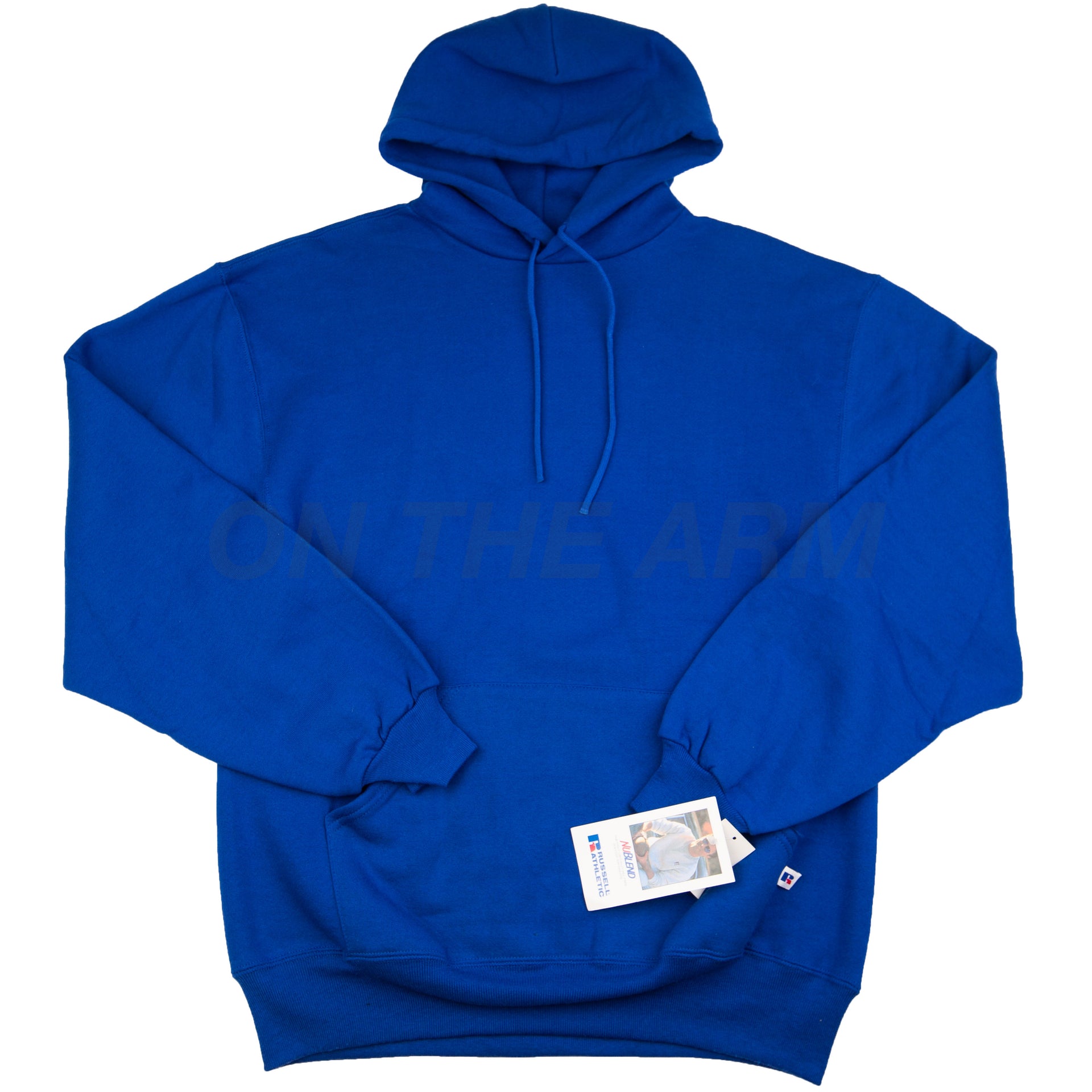 Vintage Blue Russell Blank Hoodie (1990's)