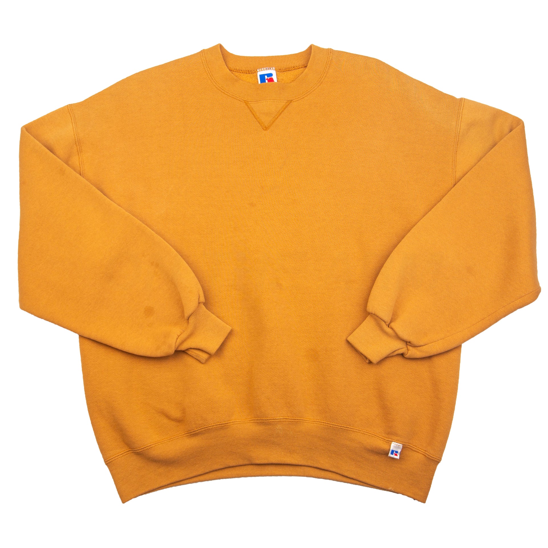 Vintage Light Brown Russell Blank Crew (1990's)