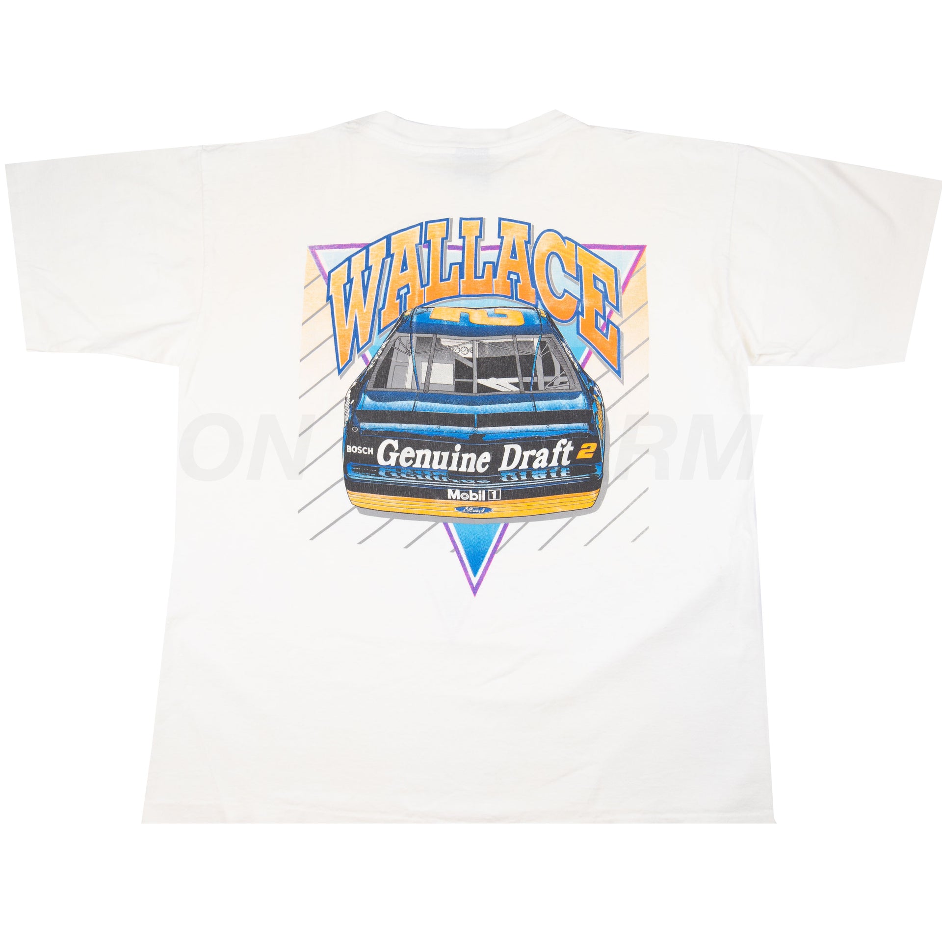 Vintage White Rusty Wallace Miller Lite Racing Tee (2000's)