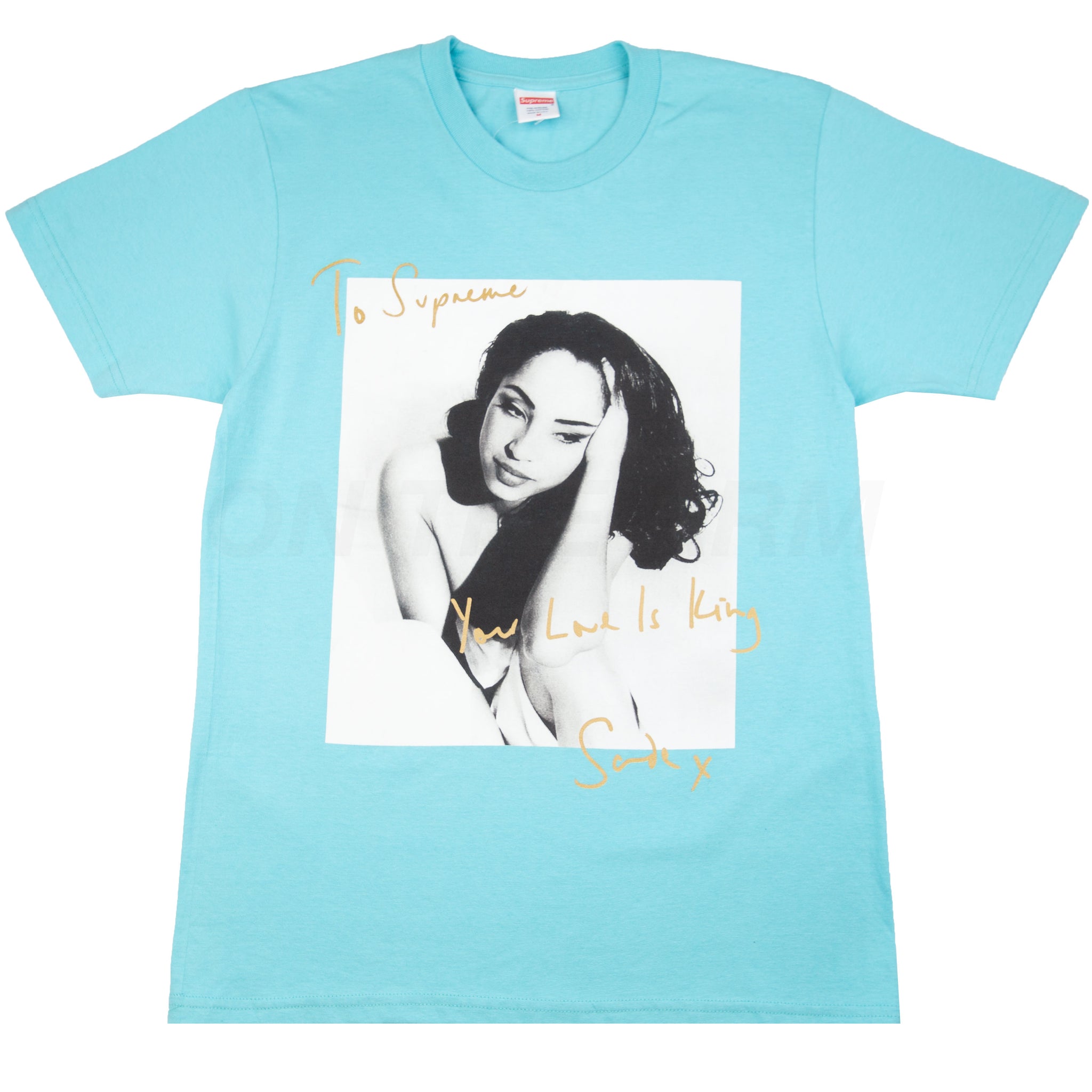 Supreme Teal Sade Photo Tee