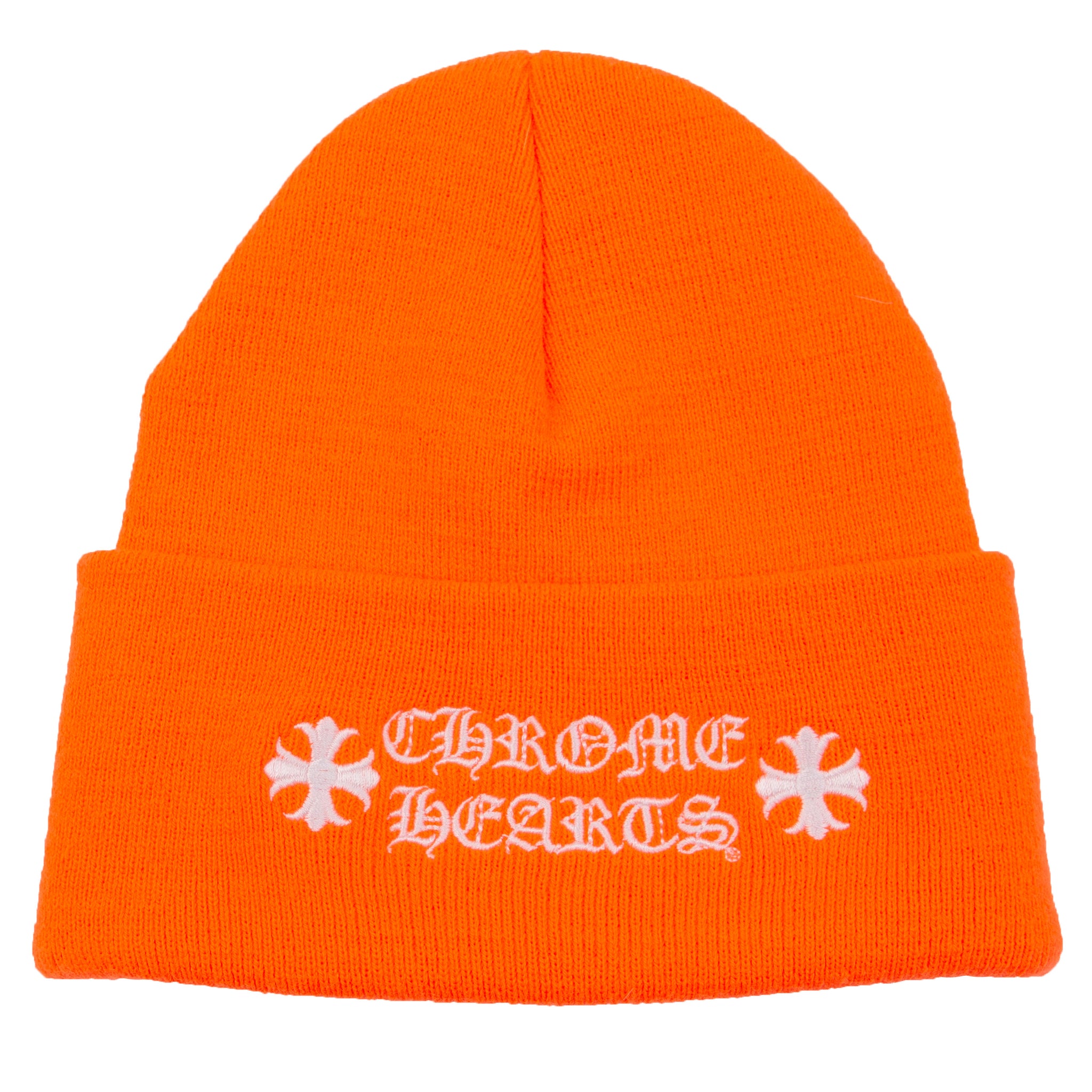 Chrome Hearts Safety Orange Beanie PRE-OWNED
