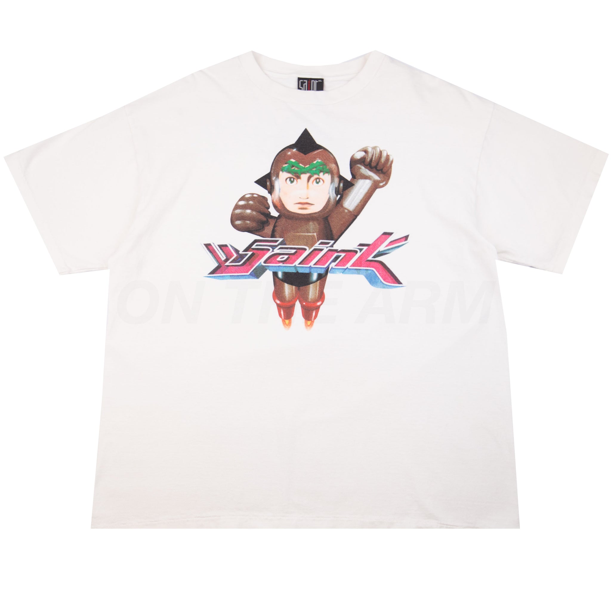 Saint Michael White Iron Baby Tee PRE-OWNED