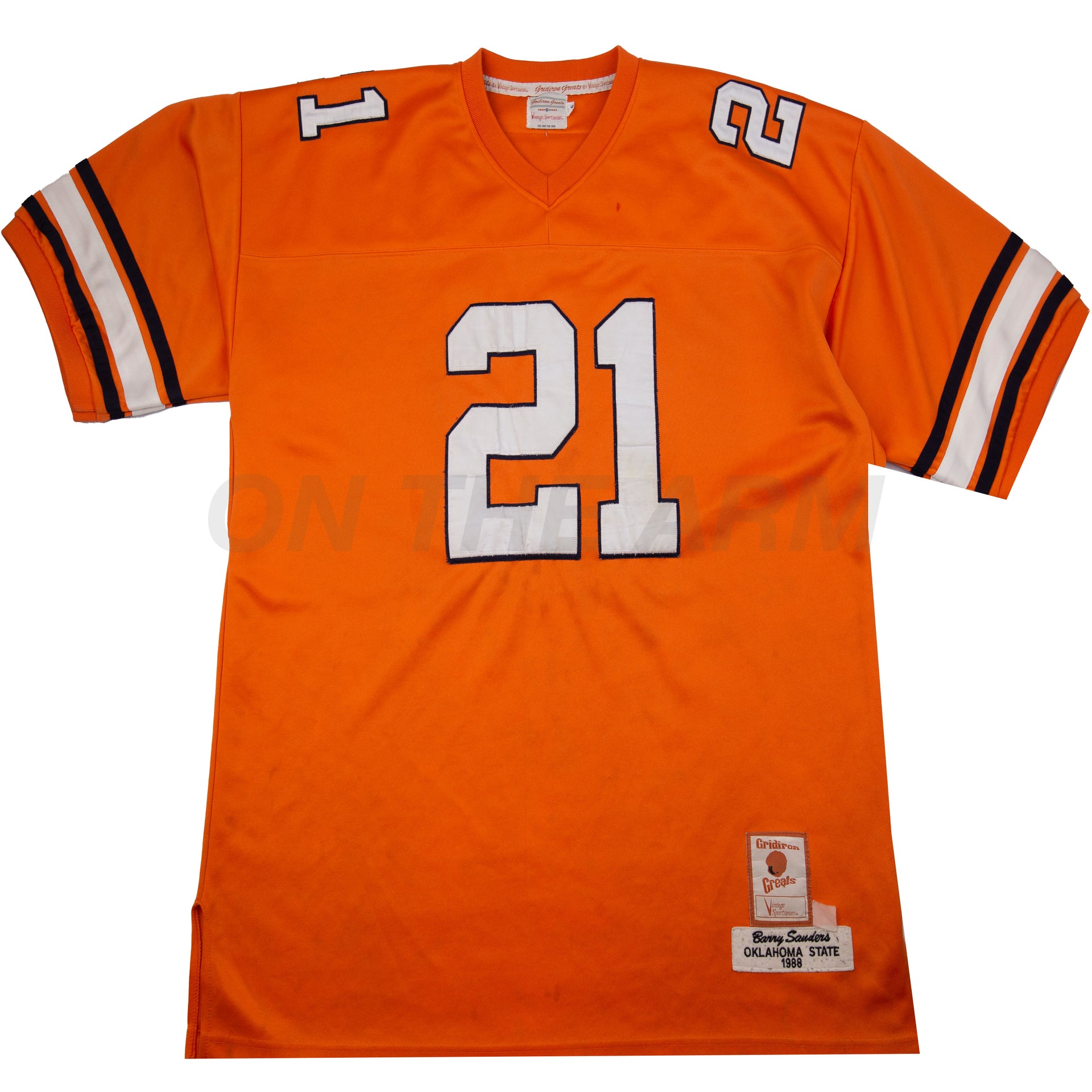 Vintage Orange Barry Sanders Oklahoma State Jersey (1988)