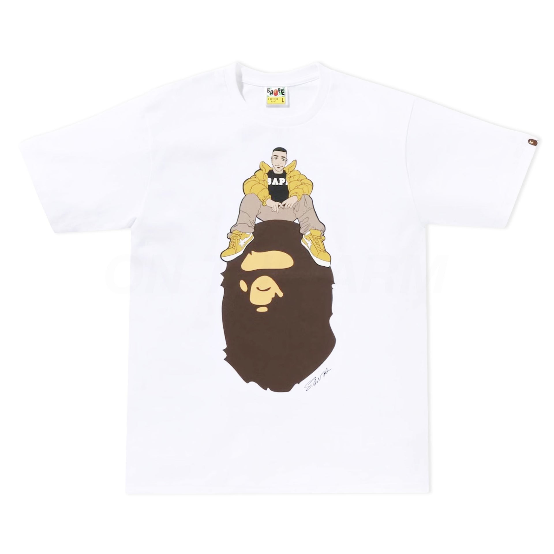 Bape Gallery White Santa Inoue Tee