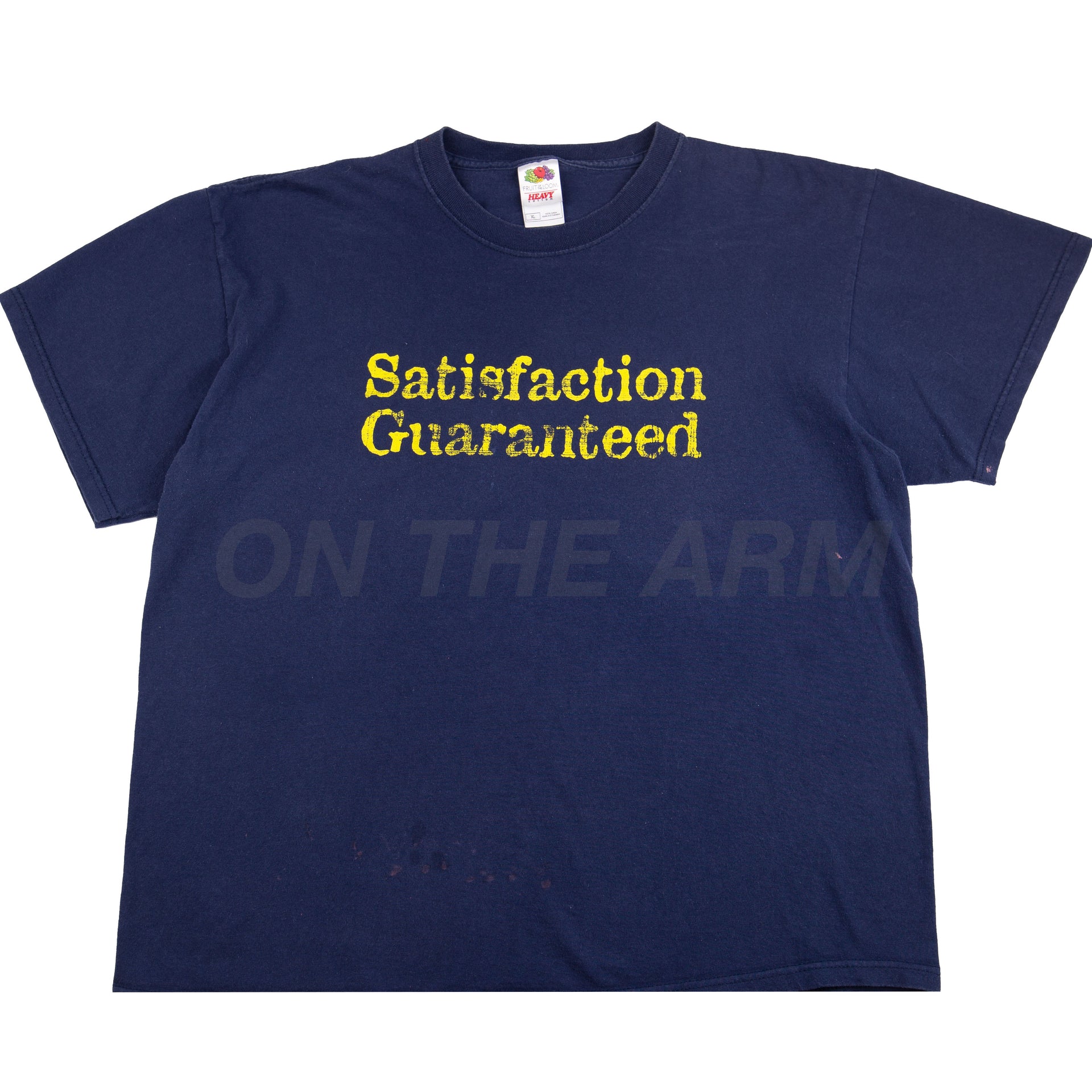 Vintage Navy Satisfaction Guaranteed Tee (2000's)