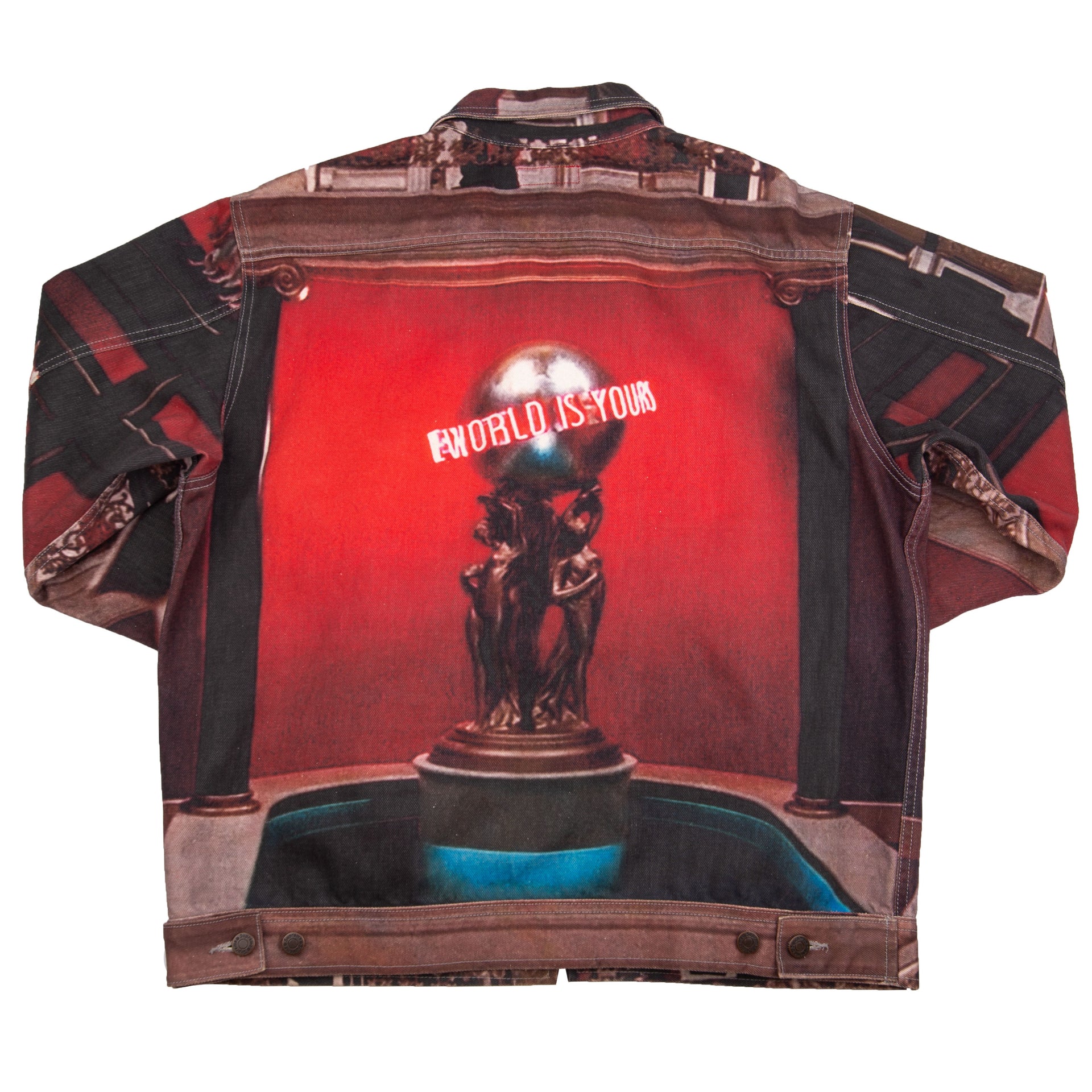 Supreme Scarface World Is Yours Denim Jacket PRE-OWNED
