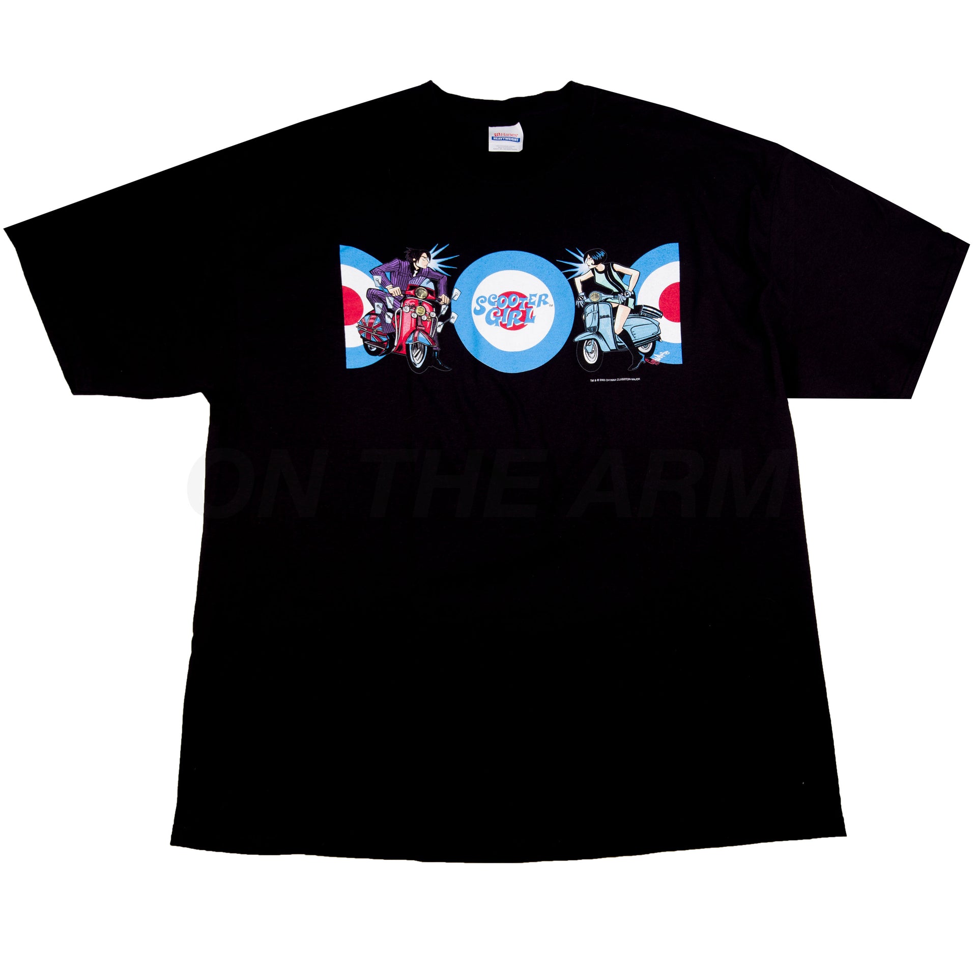 Vintage Black Scooter Girl Tee (2003)