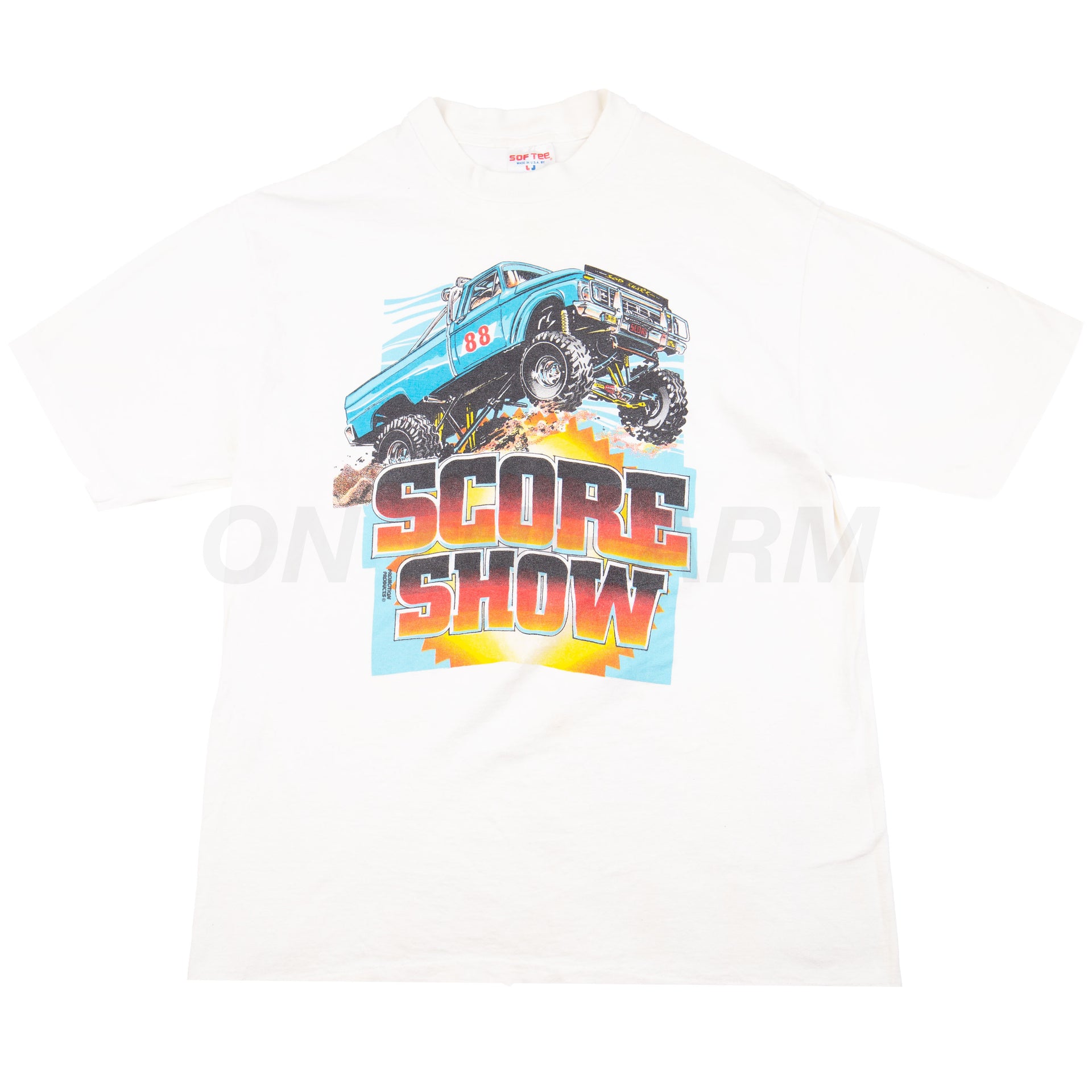 Vintage White Score Show Tee (1990's)
