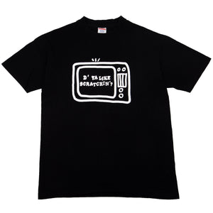 Supreme Black Malcolm Mclaren Keith Haring D'Ya Like Scratchin Tee PRE-OWNED