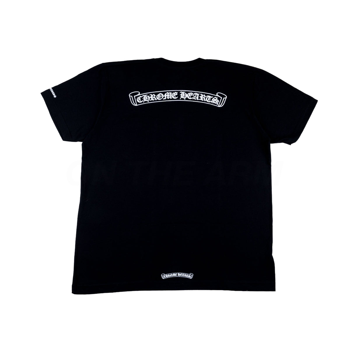 Chrome Hearts Black Scroll Tee