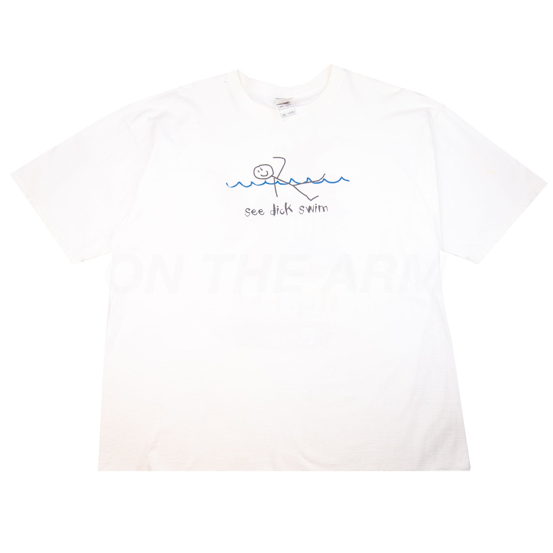 Vintage White Piranaz Stupid Dick Tee (2000's)