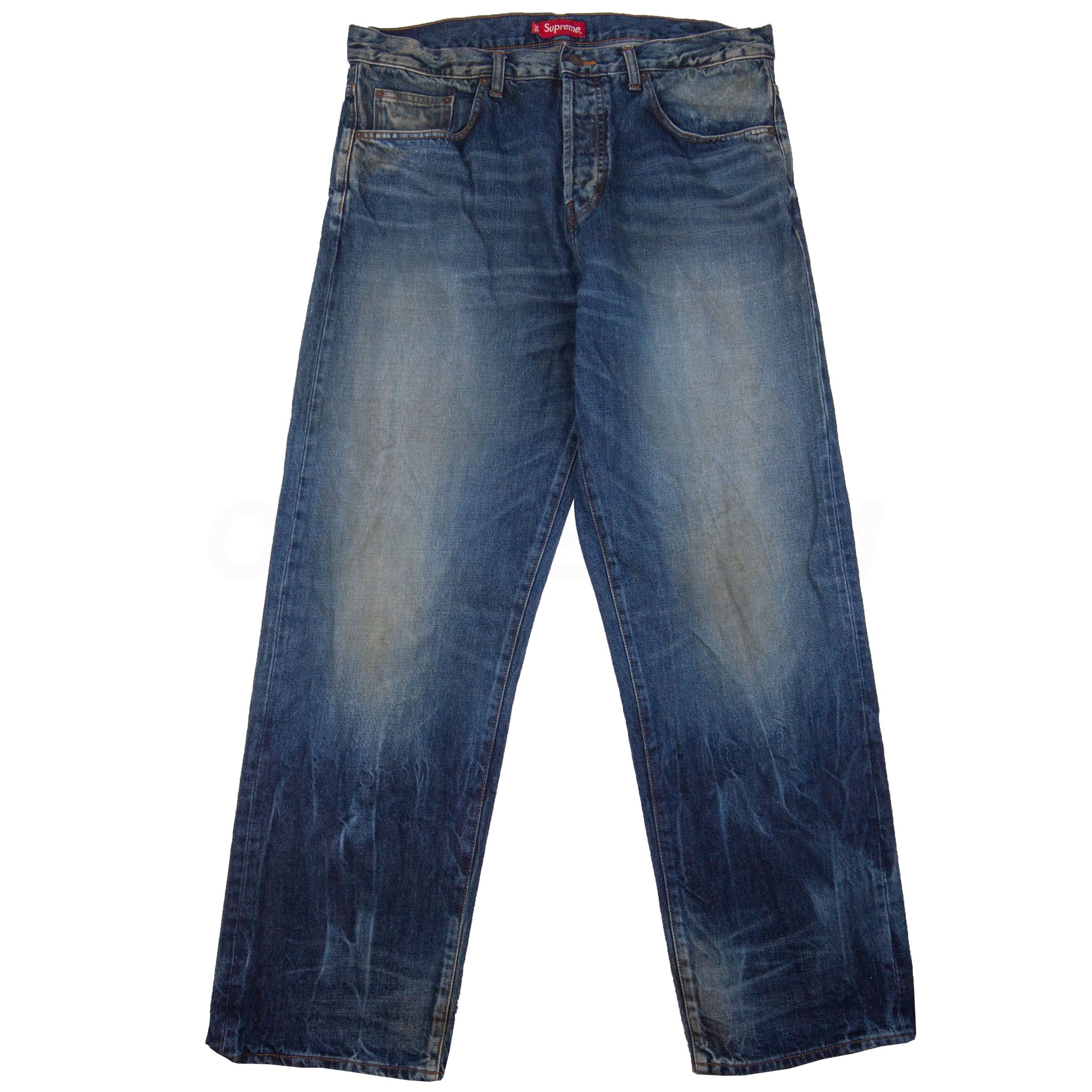 Supreme Blue FW23 Japanese Selvedge Denim Loose Fit Pants PRE-OWNED