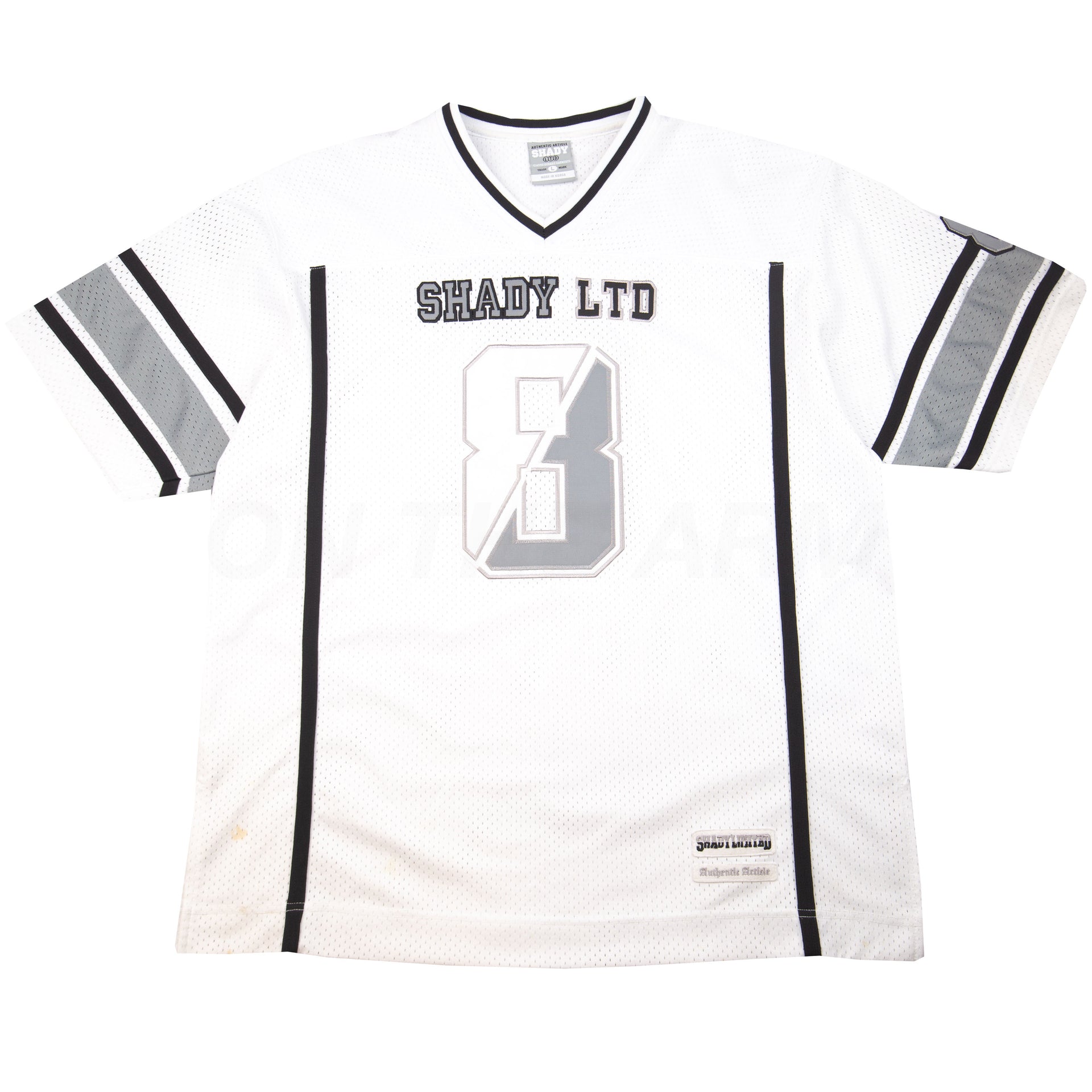 Vintage White Shady Limited Football Jersey (2000's)