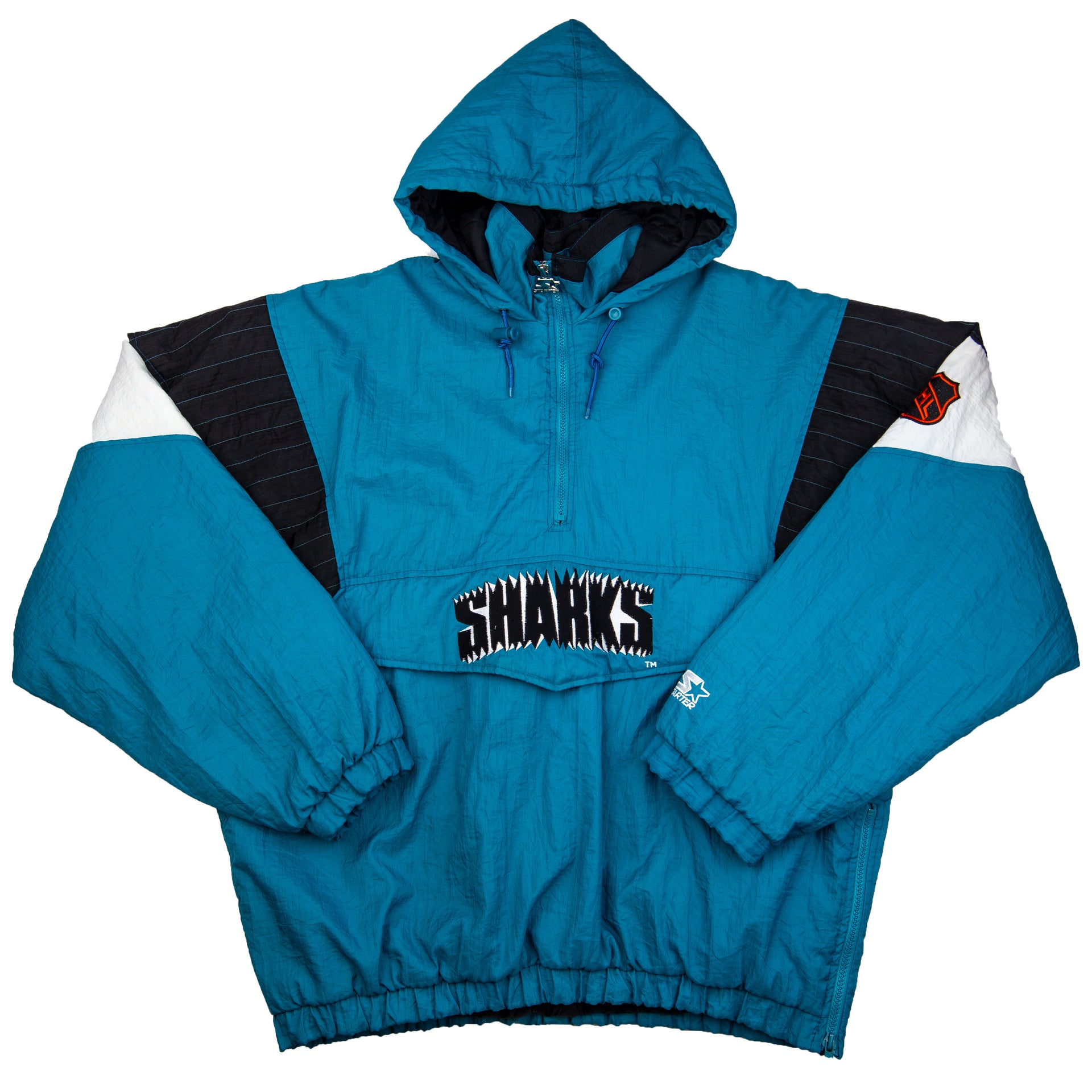 Vintage Teal San Jose Sharks Starter Jacket (1990's)