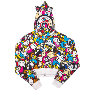 Bape Sanrio Characters Cropped Shark Full Zip