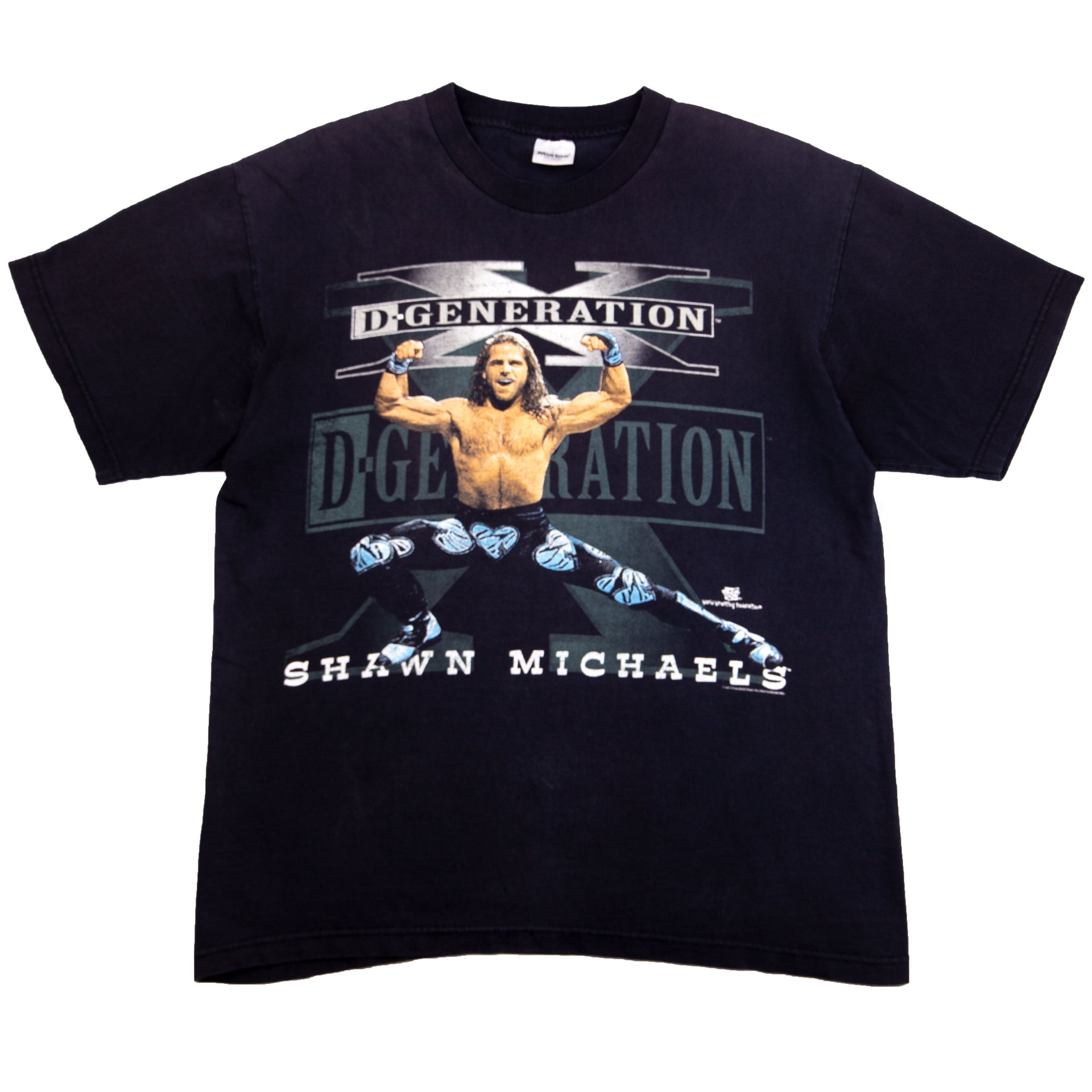 Vintage Black D Generation X Shawn Michaels Tee (1998)