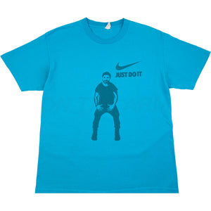 Shia LaBeouf Turquoise Just Do It Tee