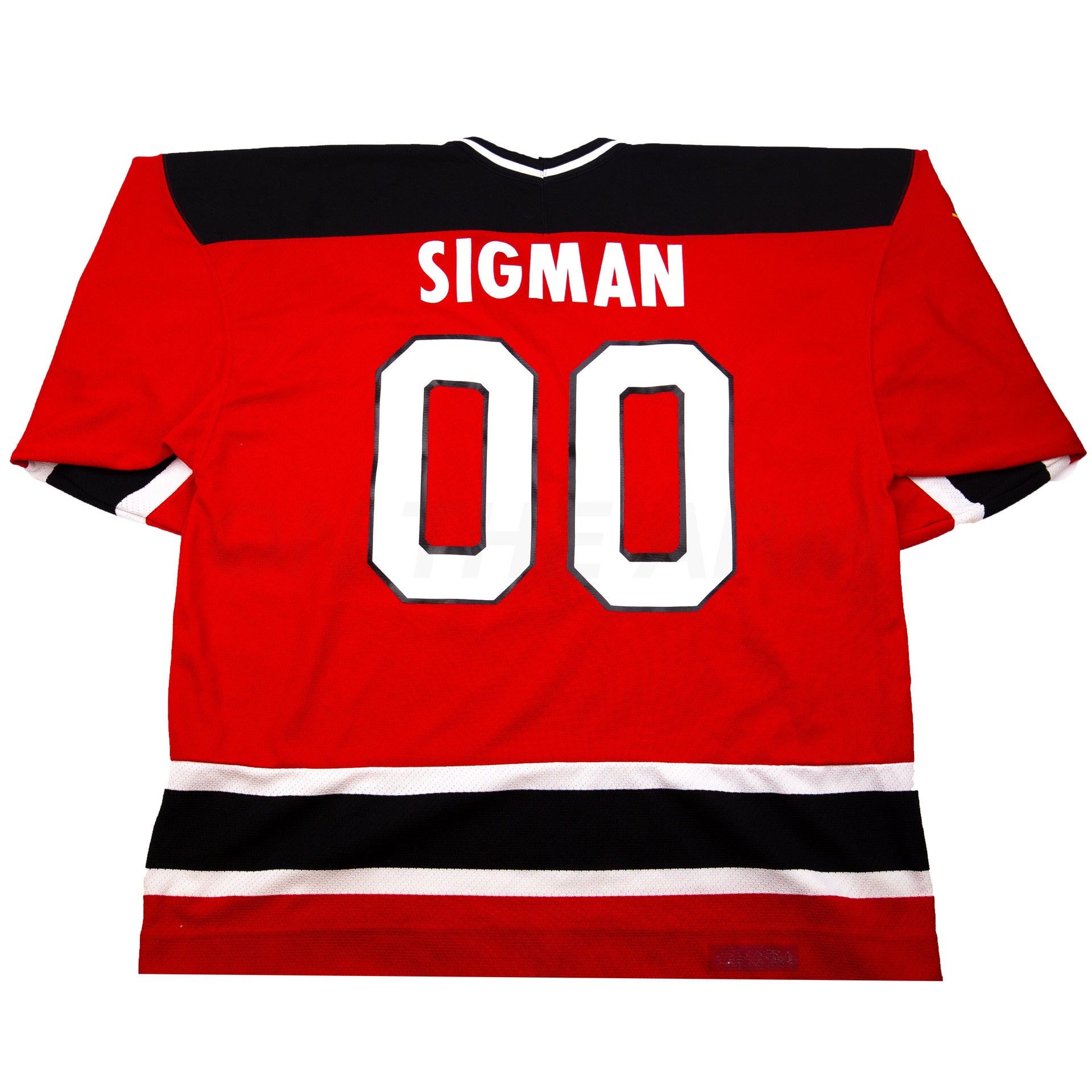 Vintage Red Las Vegas Snipers Hockey Jersey (1990's)
