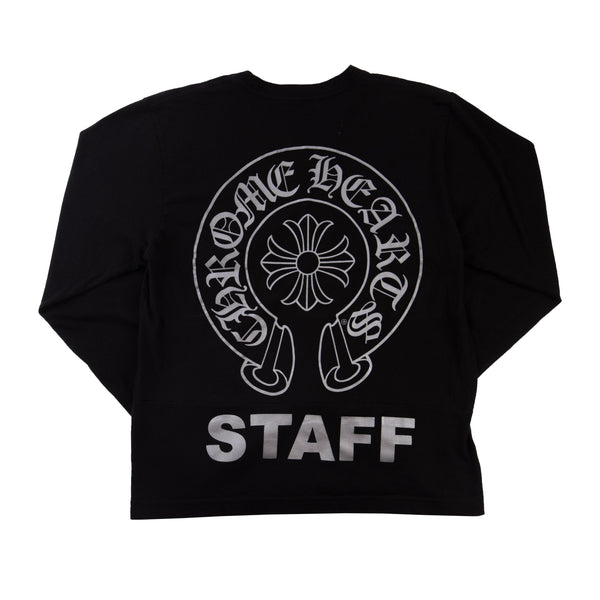 Chrome Hearts Black/Silver Staff L/S PRE-OWNED
