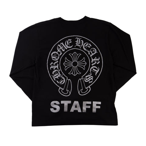 Chrome Hearts Black/Silver Staff L/S PRE-OWNED