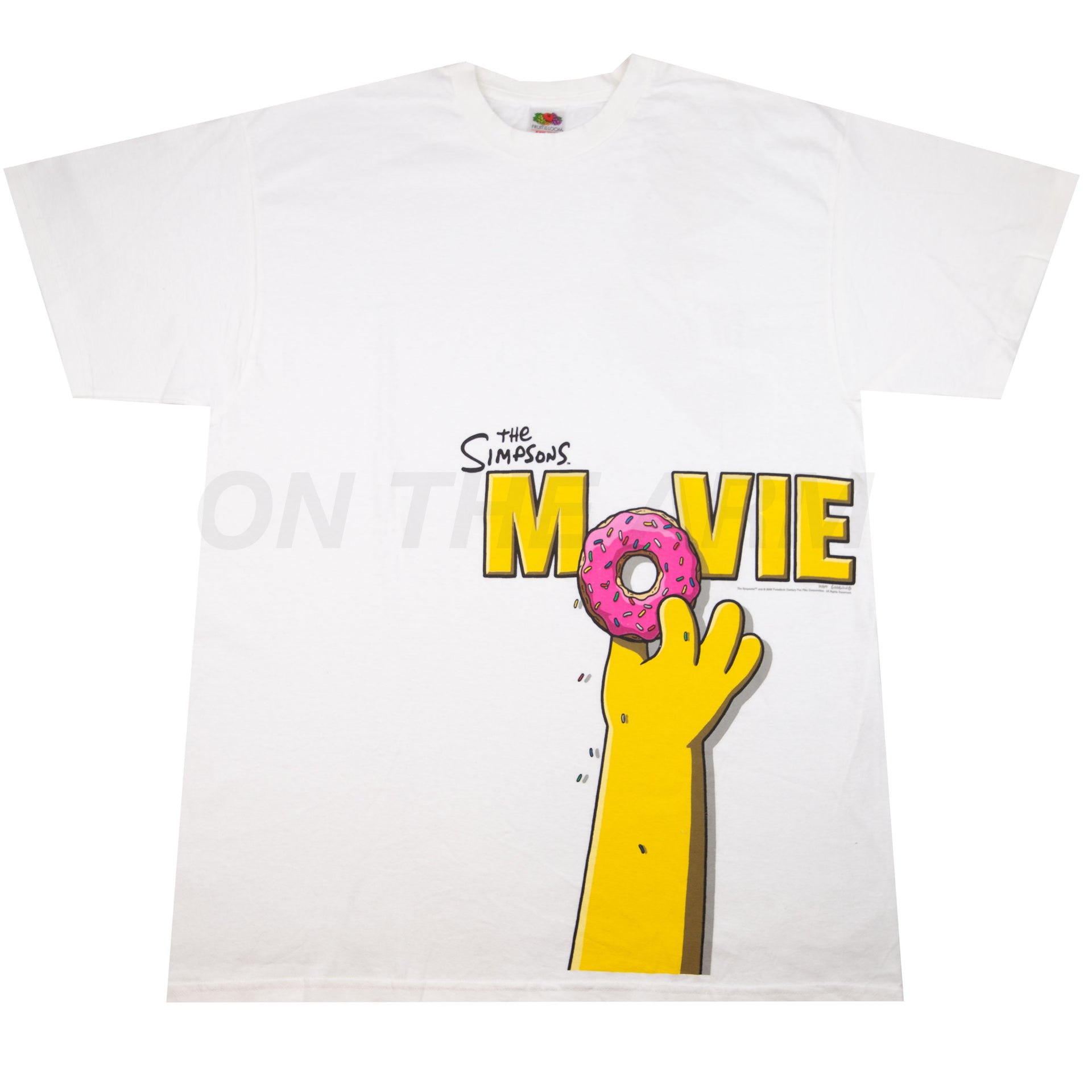 Vintage White Simpsons Movie Promo Tee (2009)