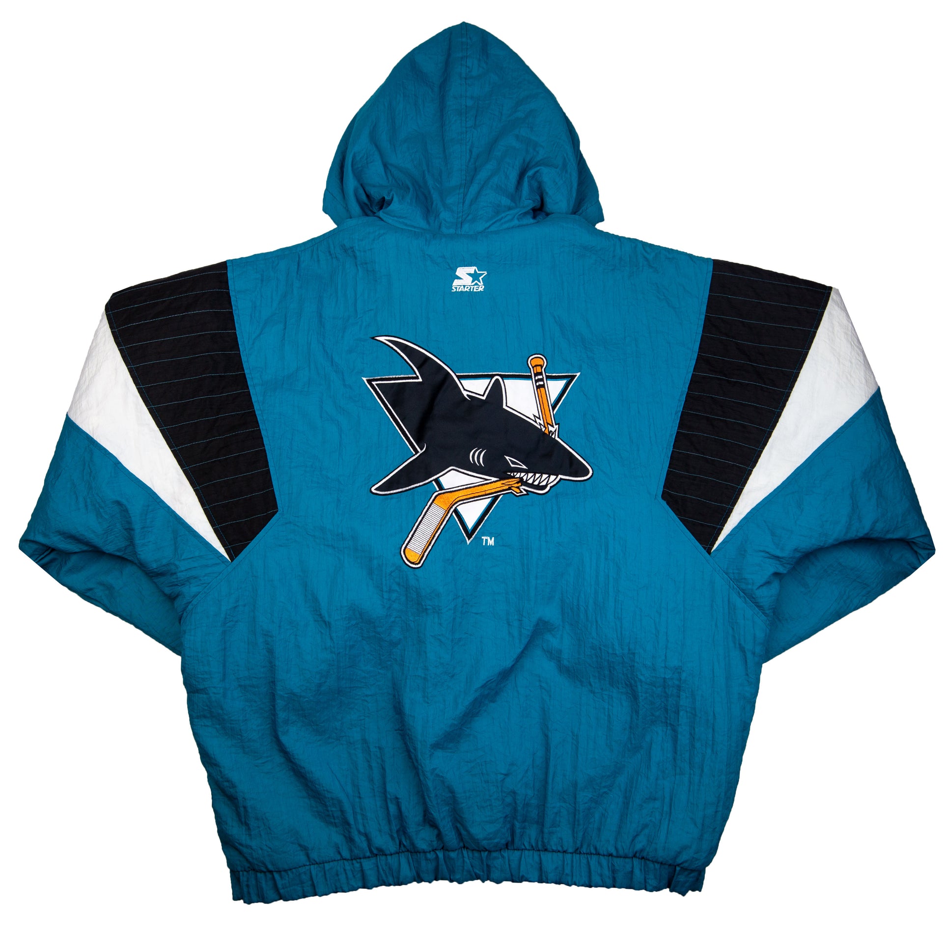 Vintage Teal San Jose Sharks Starter Jacket (1990's)