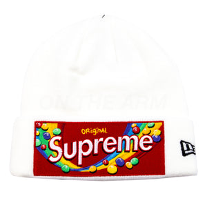 Supreme White Skittles Beanie