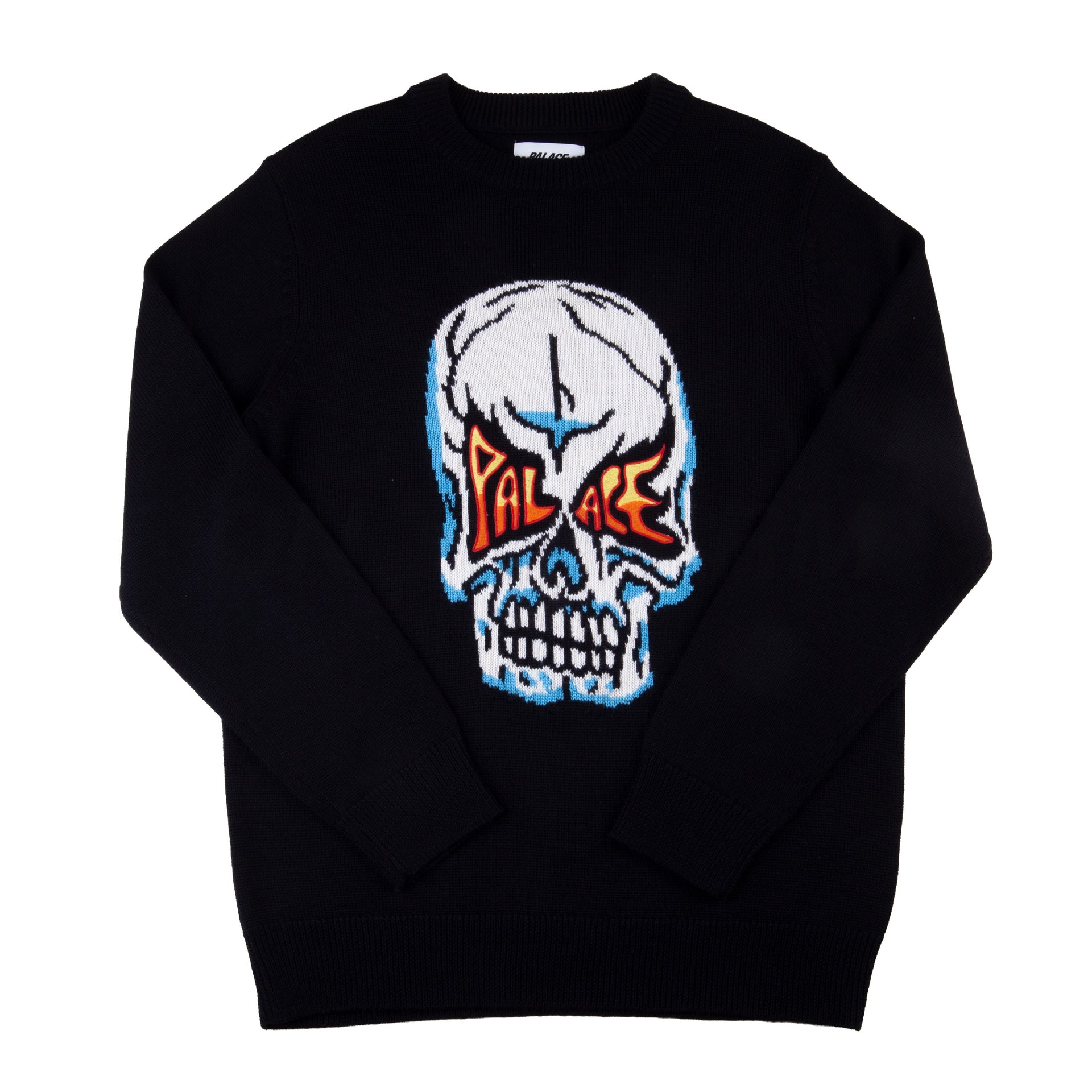 Palace Black Skull Knit Sweater PRE-OWNED