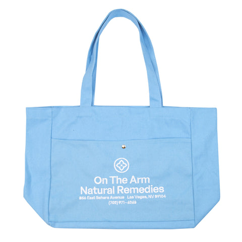 OTA Sky Blue Natural Remedies Tote Bag