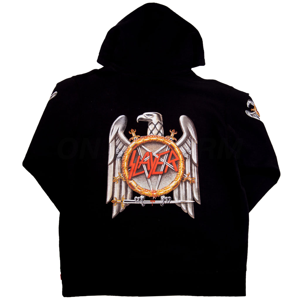 Supreme Slayer Eagle Hooded Sweatshirt XL boxlogo イーグルスウェットパーカー Supreme Slayer Eagle Graphic Print hoodie - Black Sweatshirts