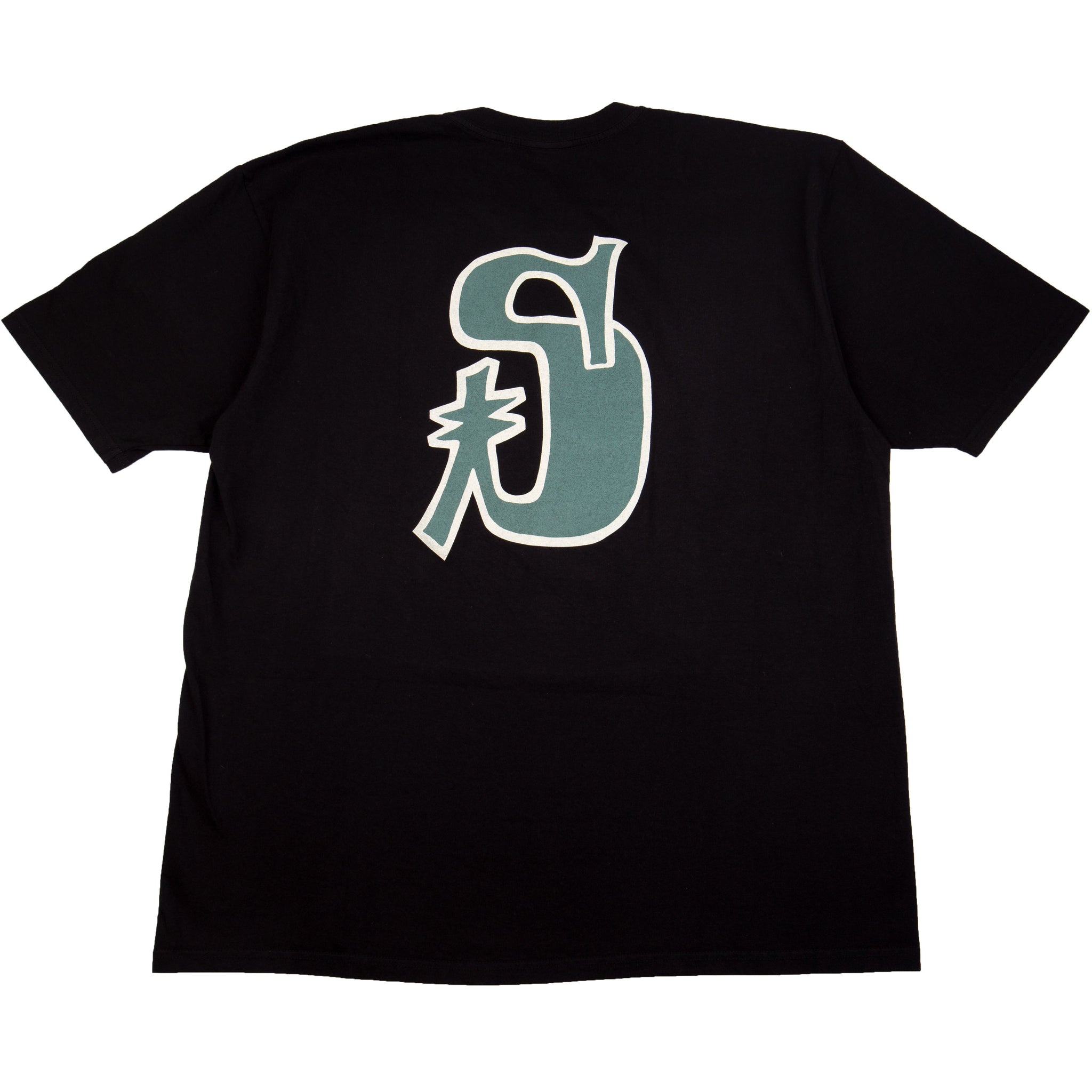 Stussy Black S Logo Tee