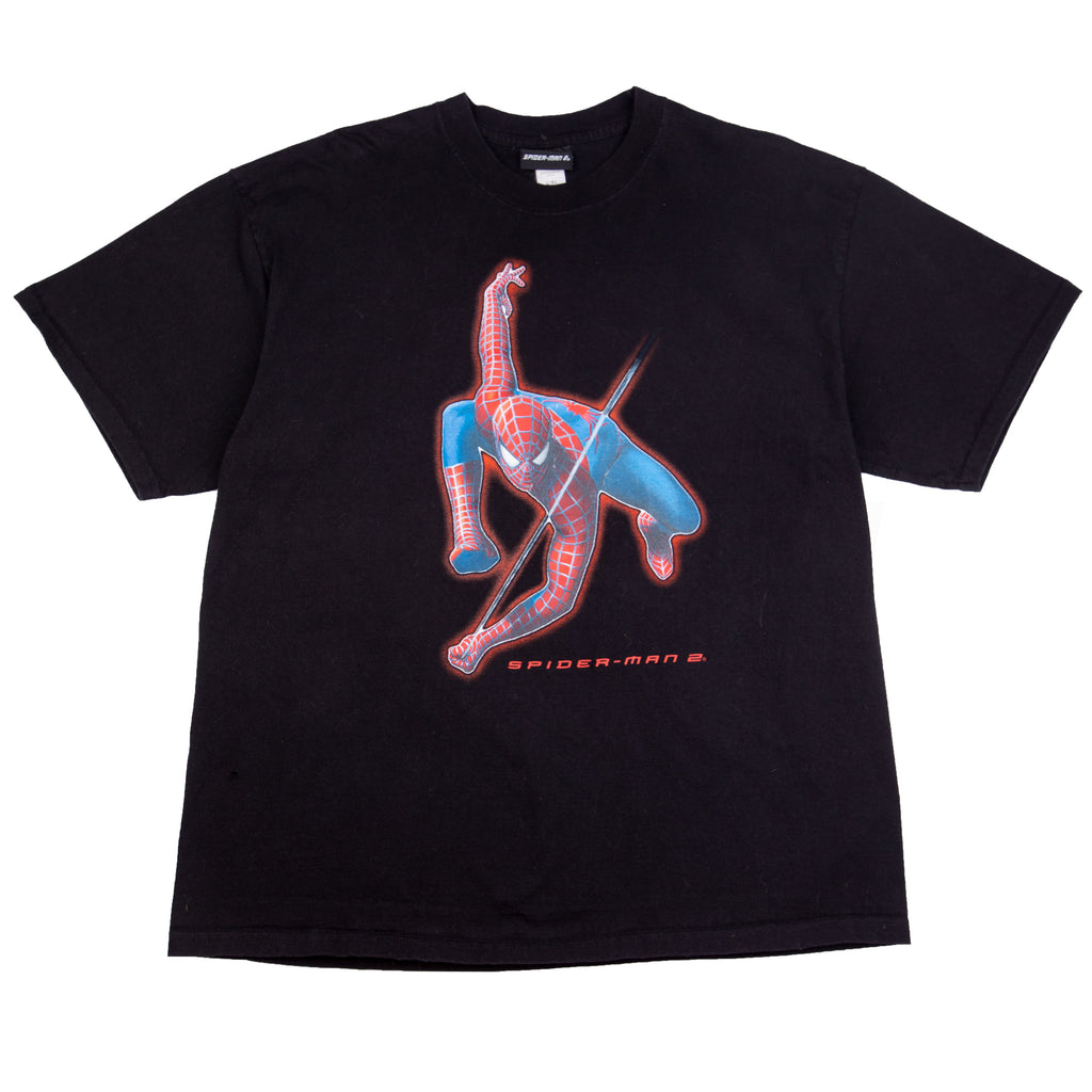Vintage Black Spider-Man 2 Promo Tee (2004) – On The Arm