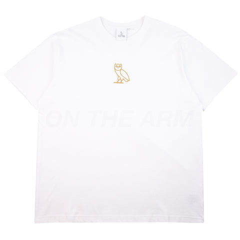 OVO White Small Owl Tee PRE-OWNED