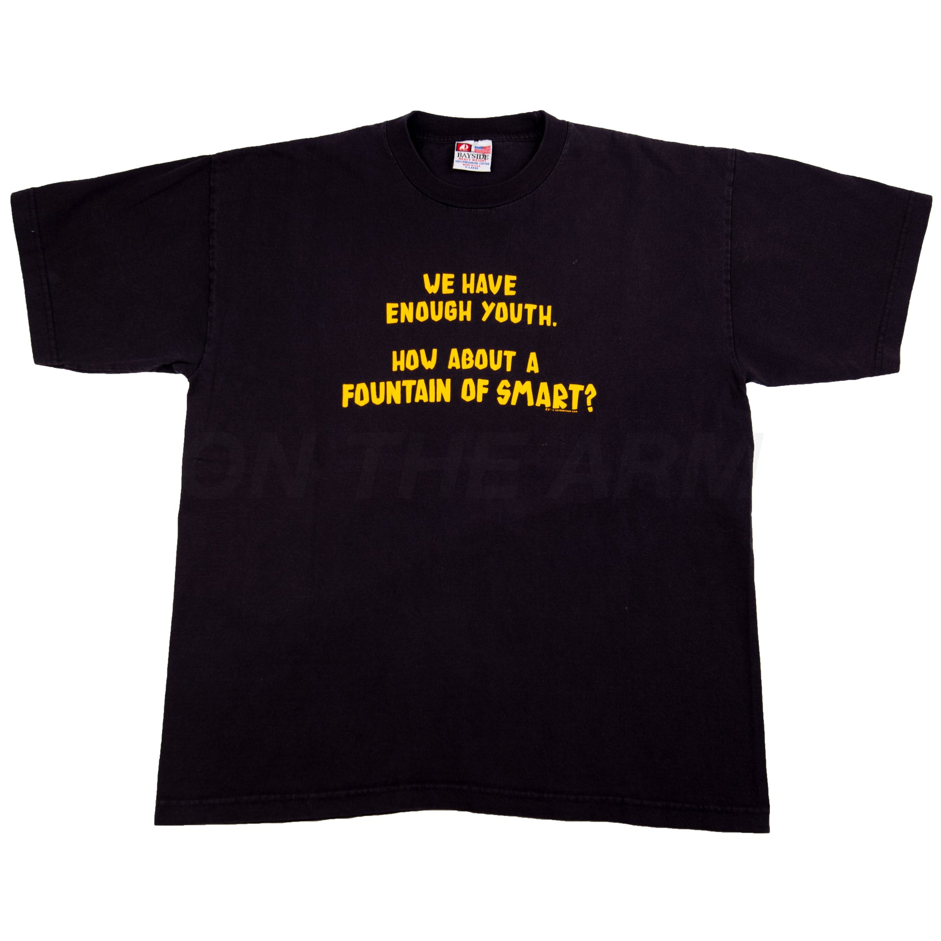 Vintage Black Fountain Of Smart Tee (2002)