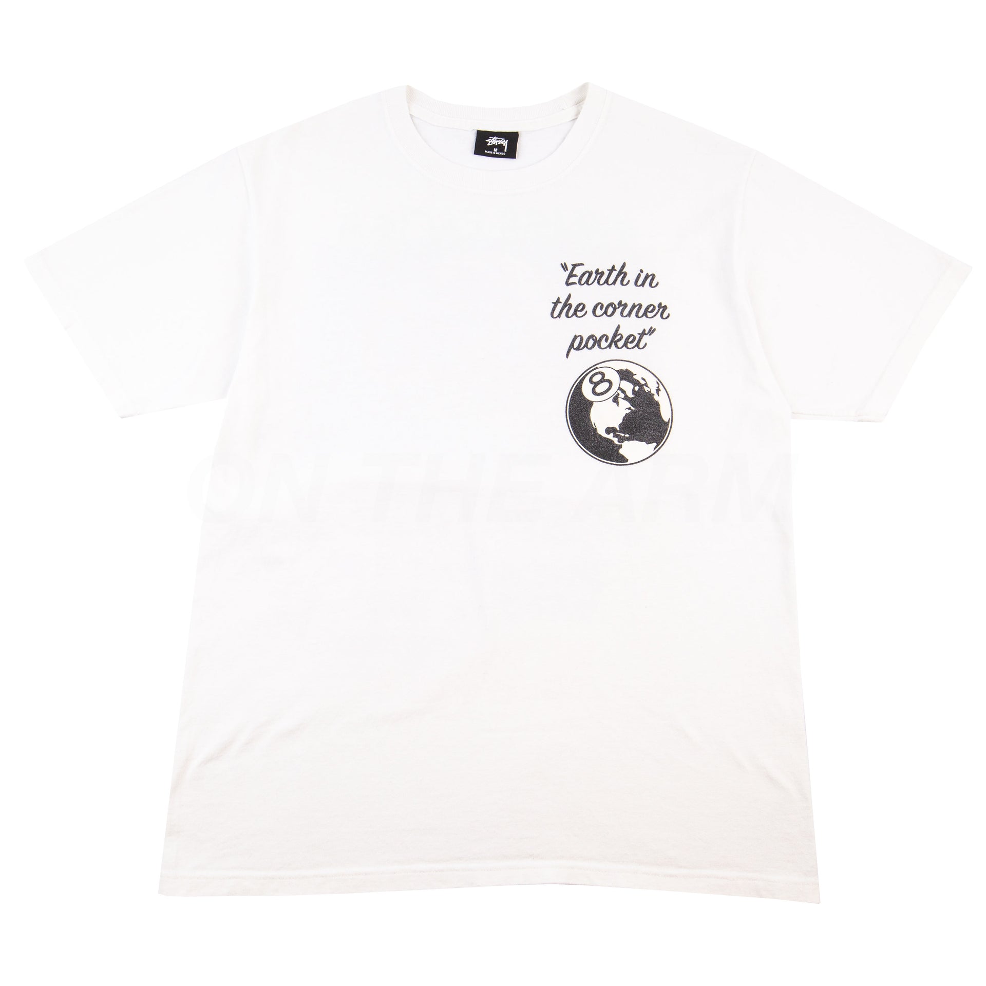 Stussy White Smash Racism Tee PRE-OWNED