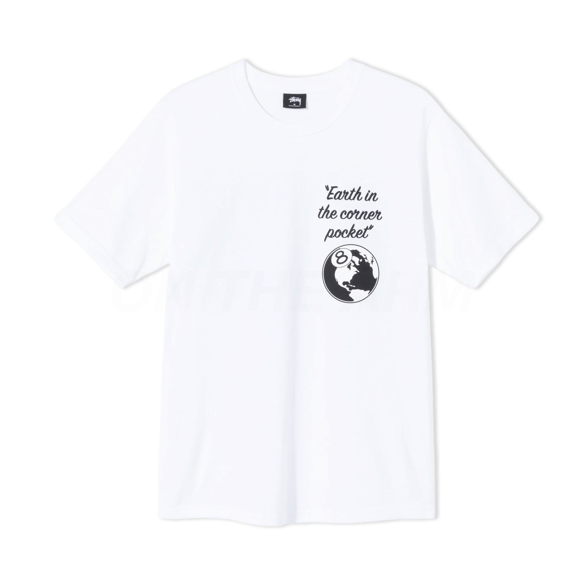 Stussy White Smash Racism Tee