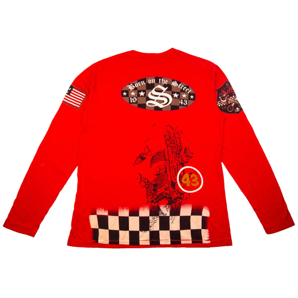 Vintage Red Smet Born on the Street L/S (2000's)