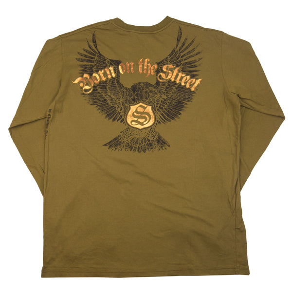 Vintage Olive Smet Born on the Street L/S (2000's)