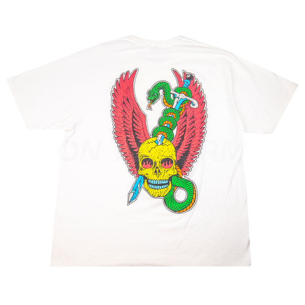 Stussy White Snake Tee PRE-OWNED