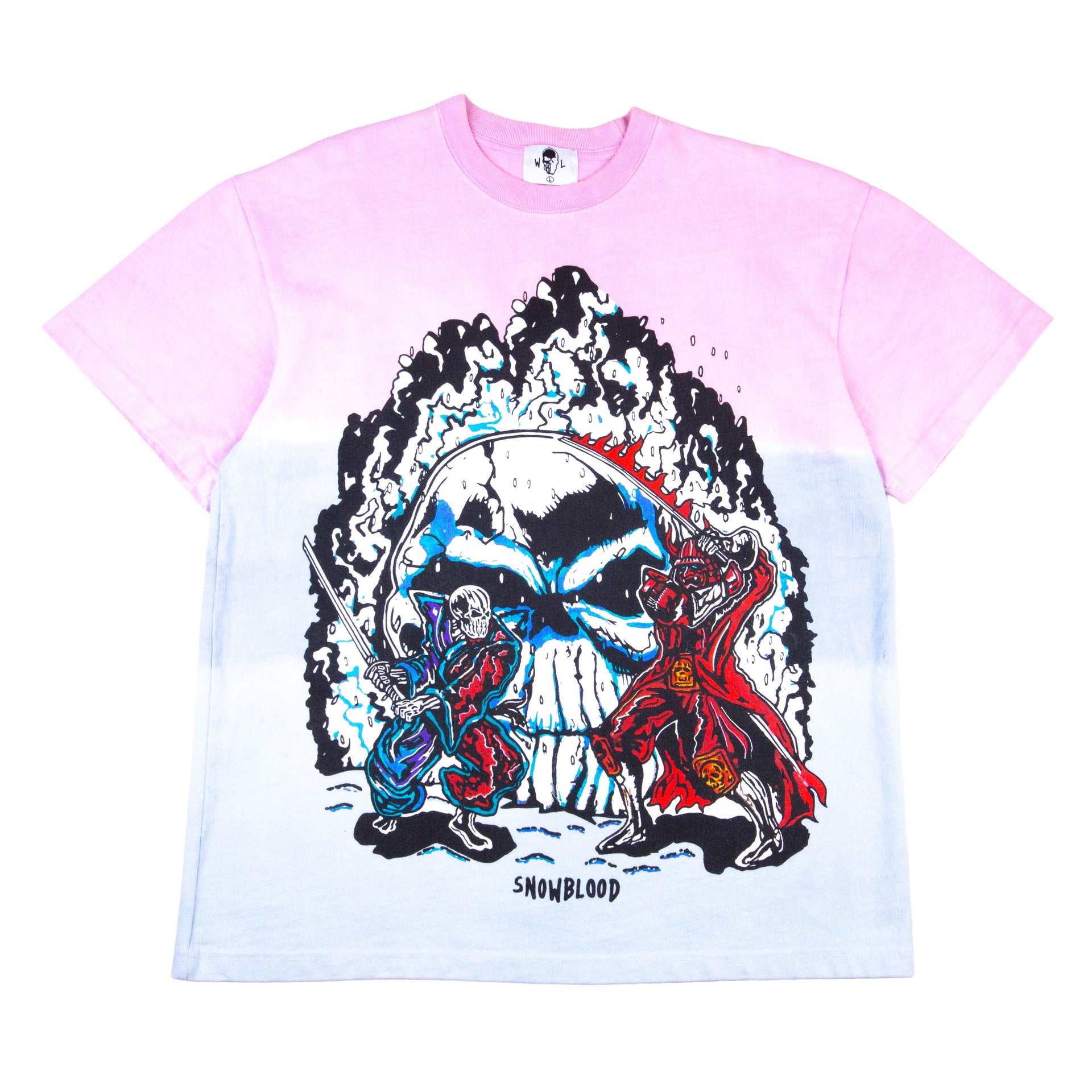 Warren Lotas Pink Dyed Snowblood Tee PRE-OWNED