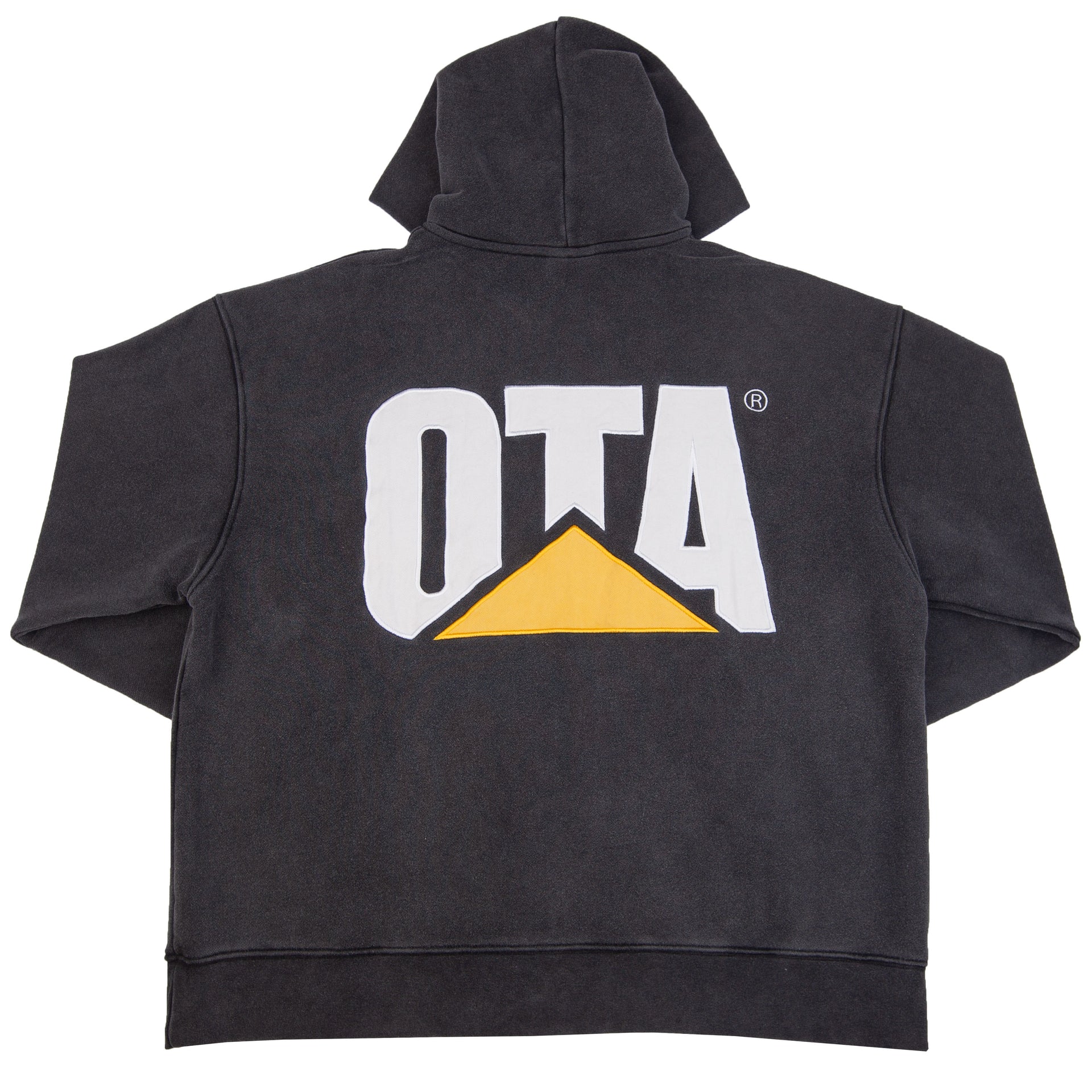 OTA Washed Black Solar Power Zip Up