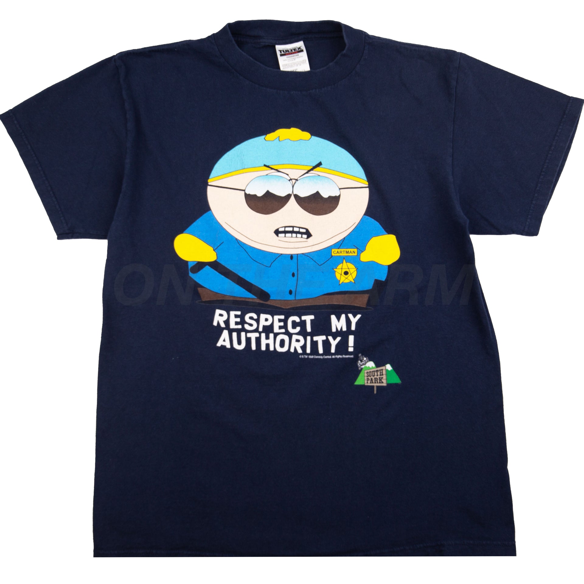 Vintage Navy Blue South Park Respect Tee (1998)