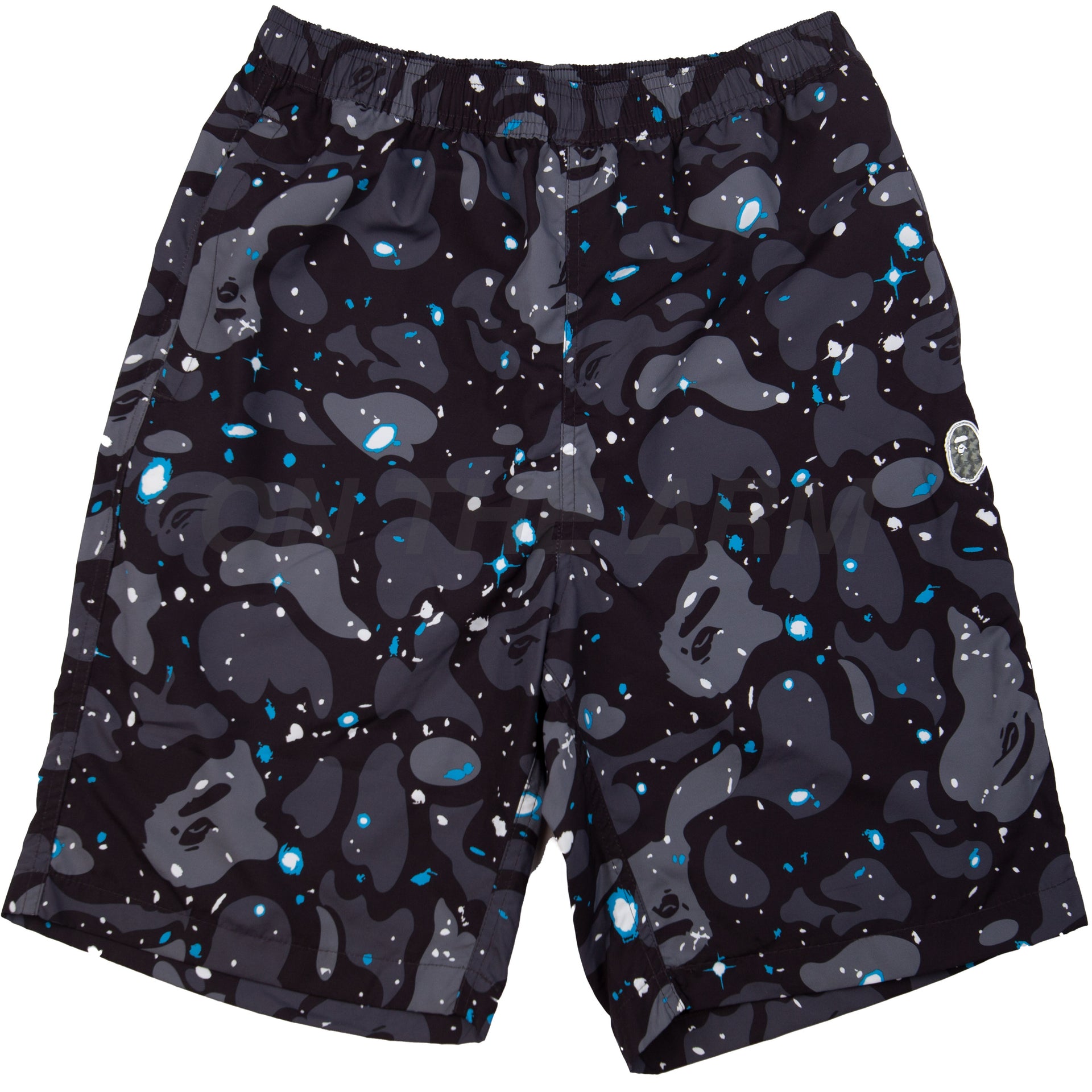 Bape Space Camo One Point Swim Shorts PRE-OWNED