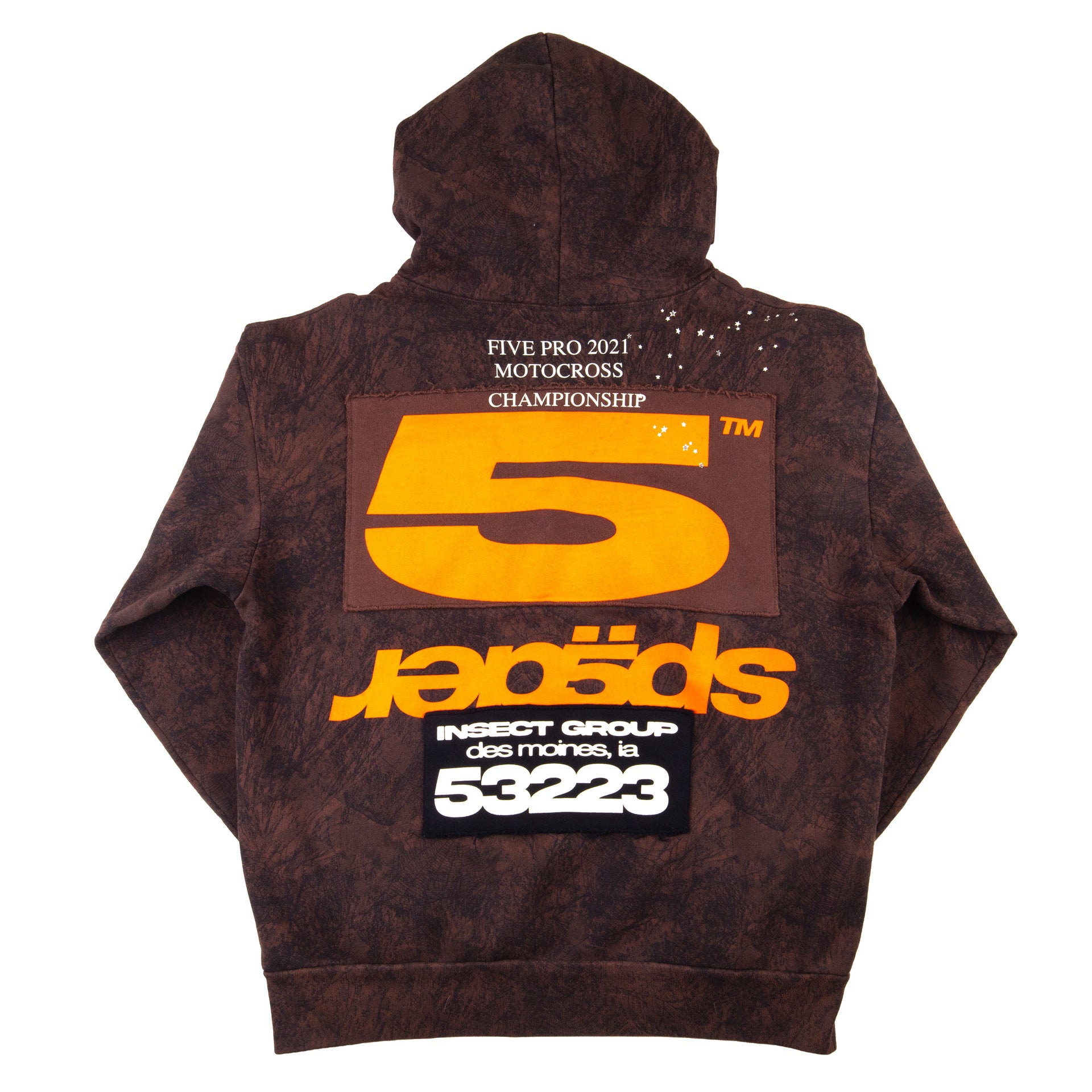 SPIDER Brown Complexcon Hoodie PRE-OWNED