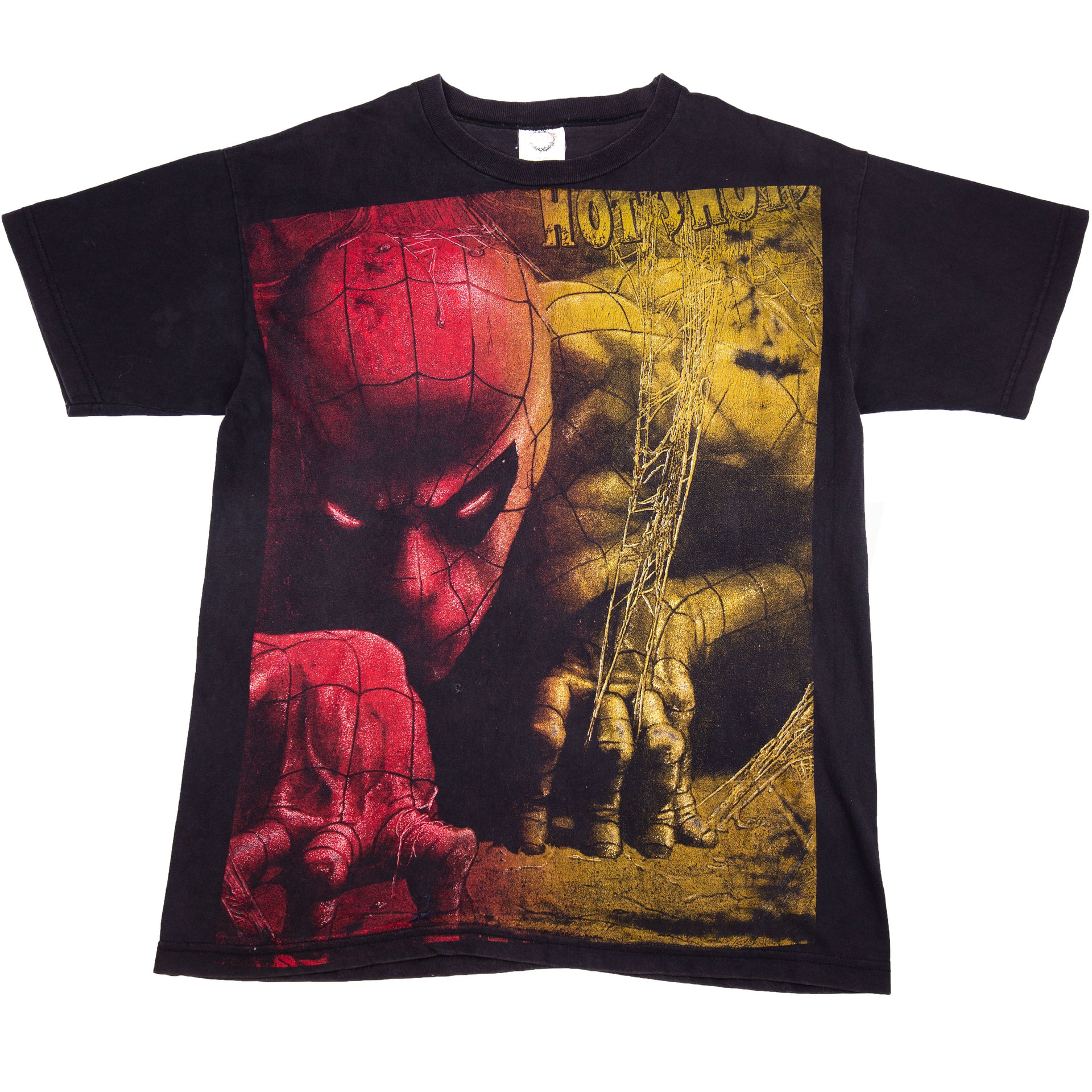 Vintage Black Spider-Man & Green Goblin Peyote Tee (1997)