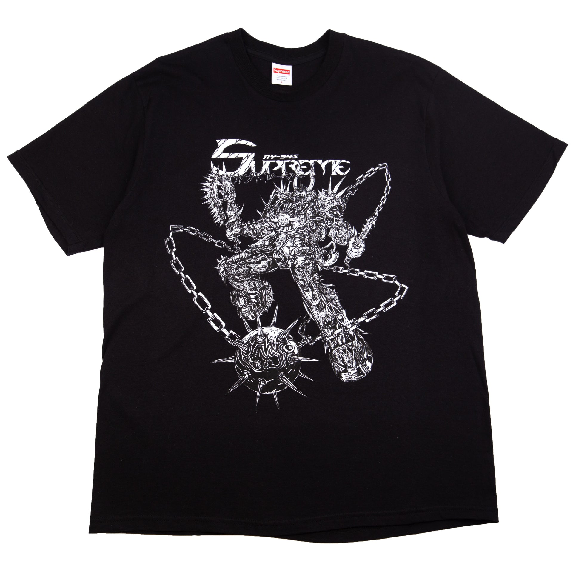 Supreme Black Spike Tee PRE-OWNED