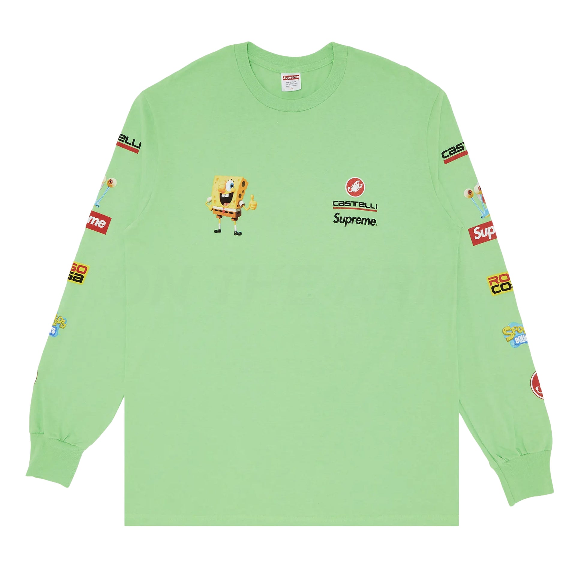 Supreme Lime Spongebob Castelli Racing L/S