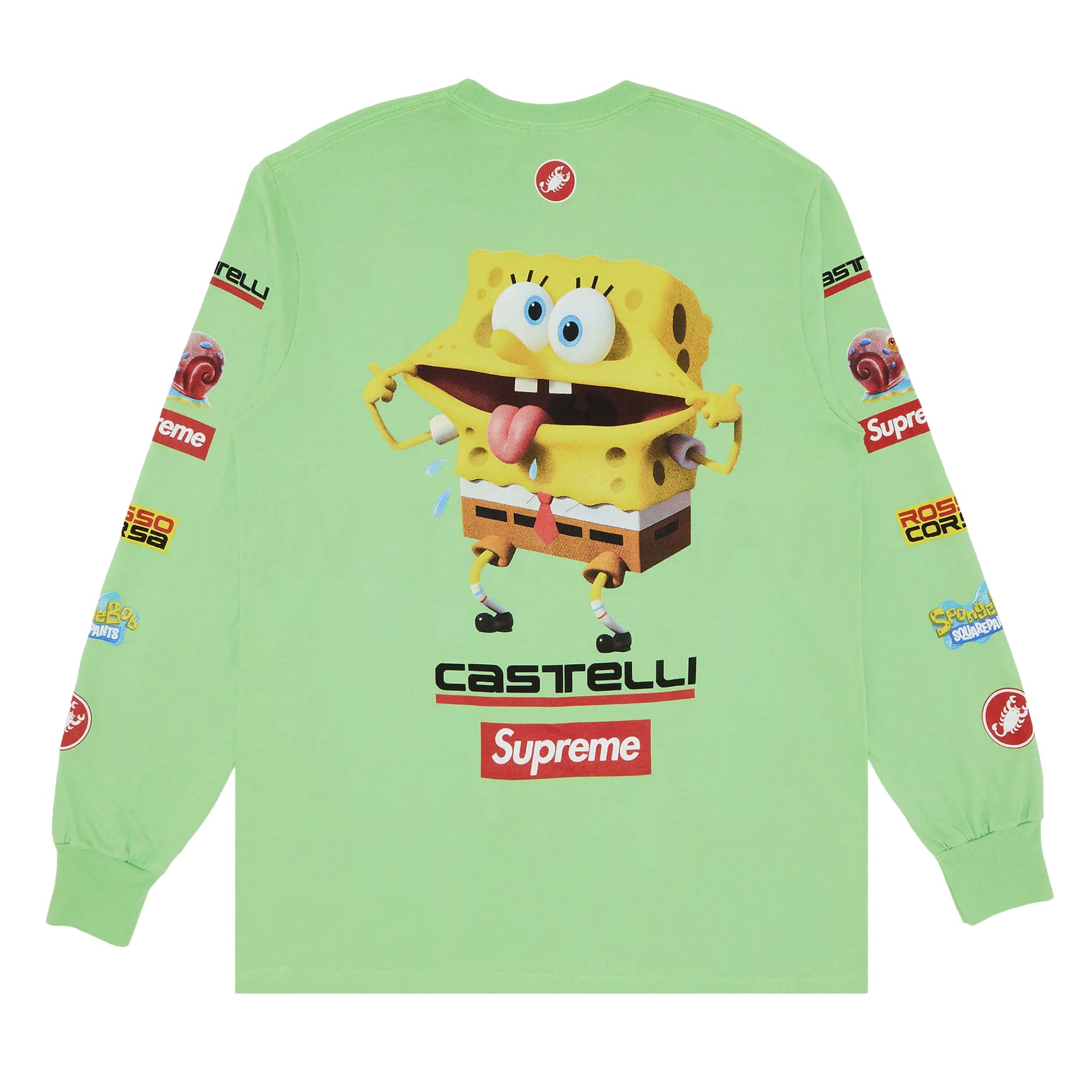 Supreme Lime Spongebob Castelli Racing L/S